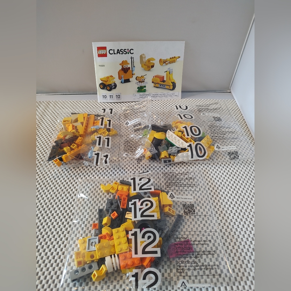 Lego 11020 Bags 10, 11, 12 with Booklet Instructions New, Unopened Truck